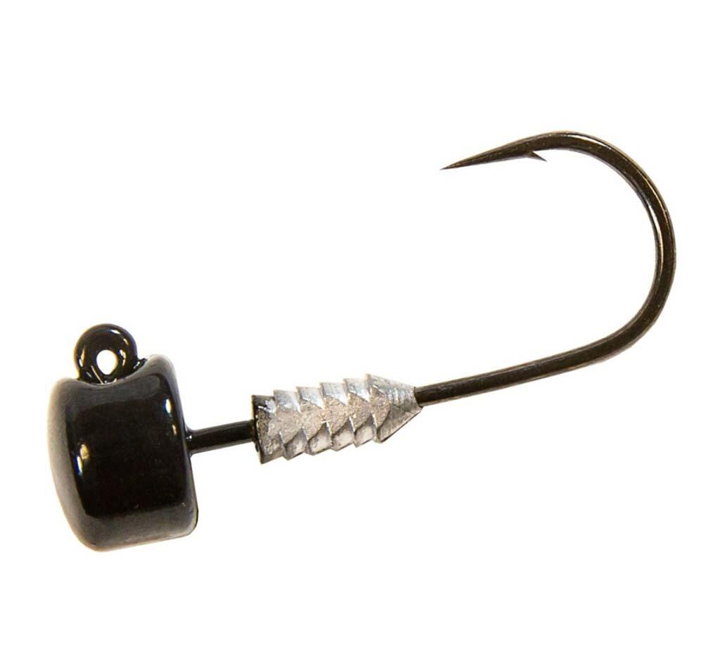 TT NedlockZ Jig Heads Black / Hook Size:2 / 1/15oz