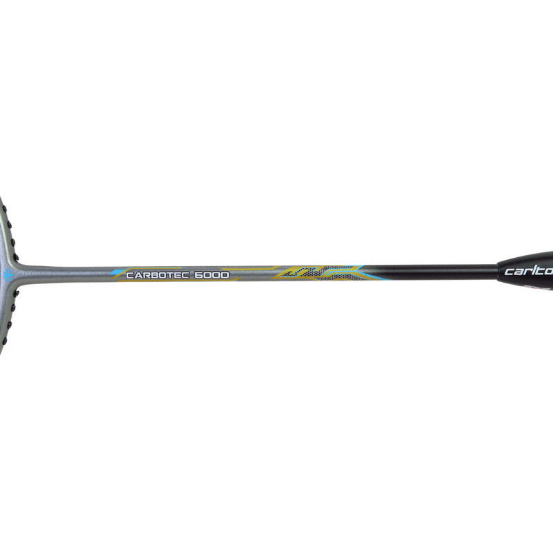 Carbotec 6100 G6 HL Badminton Racket (Strung) - GREY