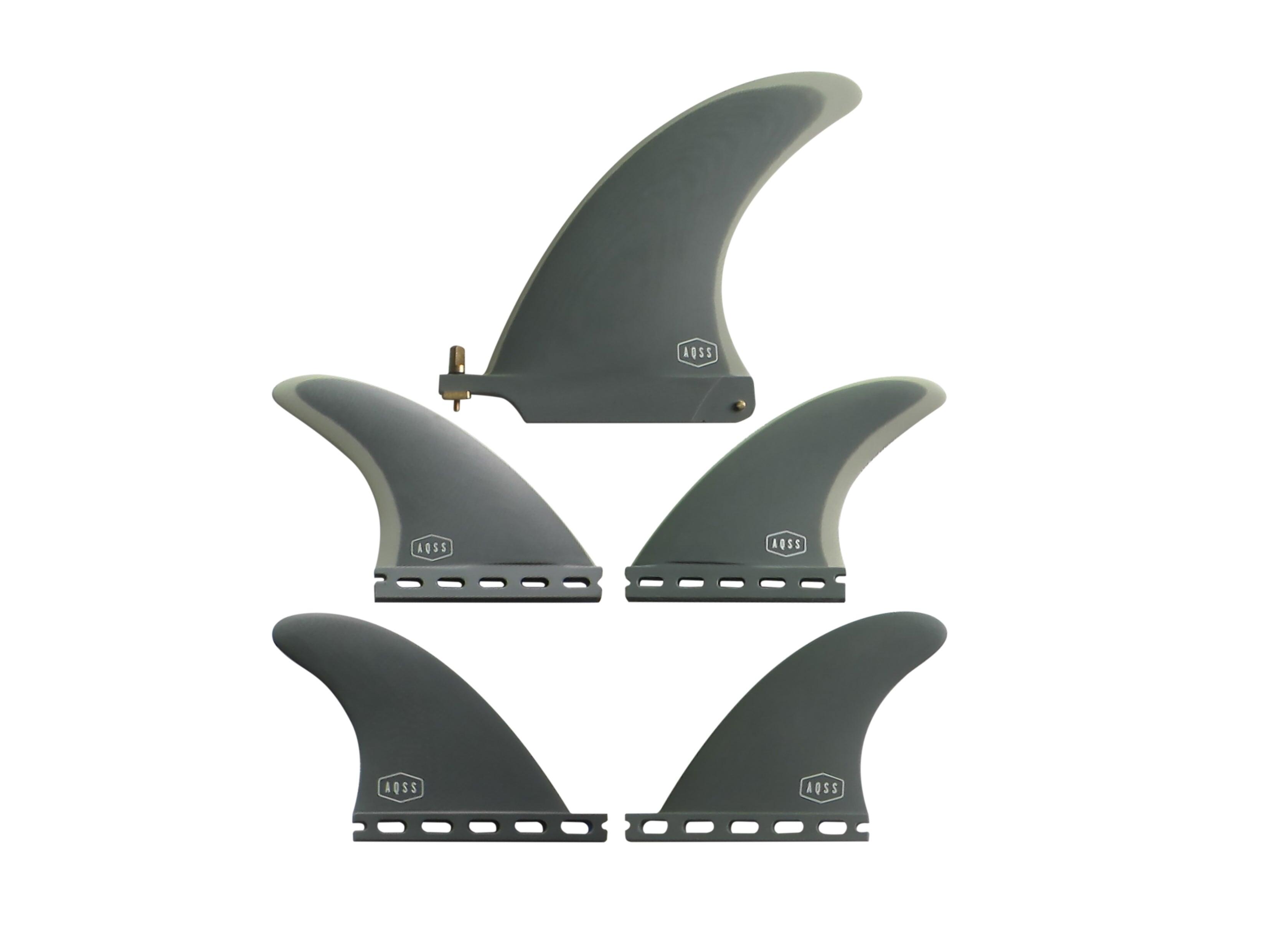 AQSS 4+1 Fin Set - Dawn 6.5" + Single Tab
