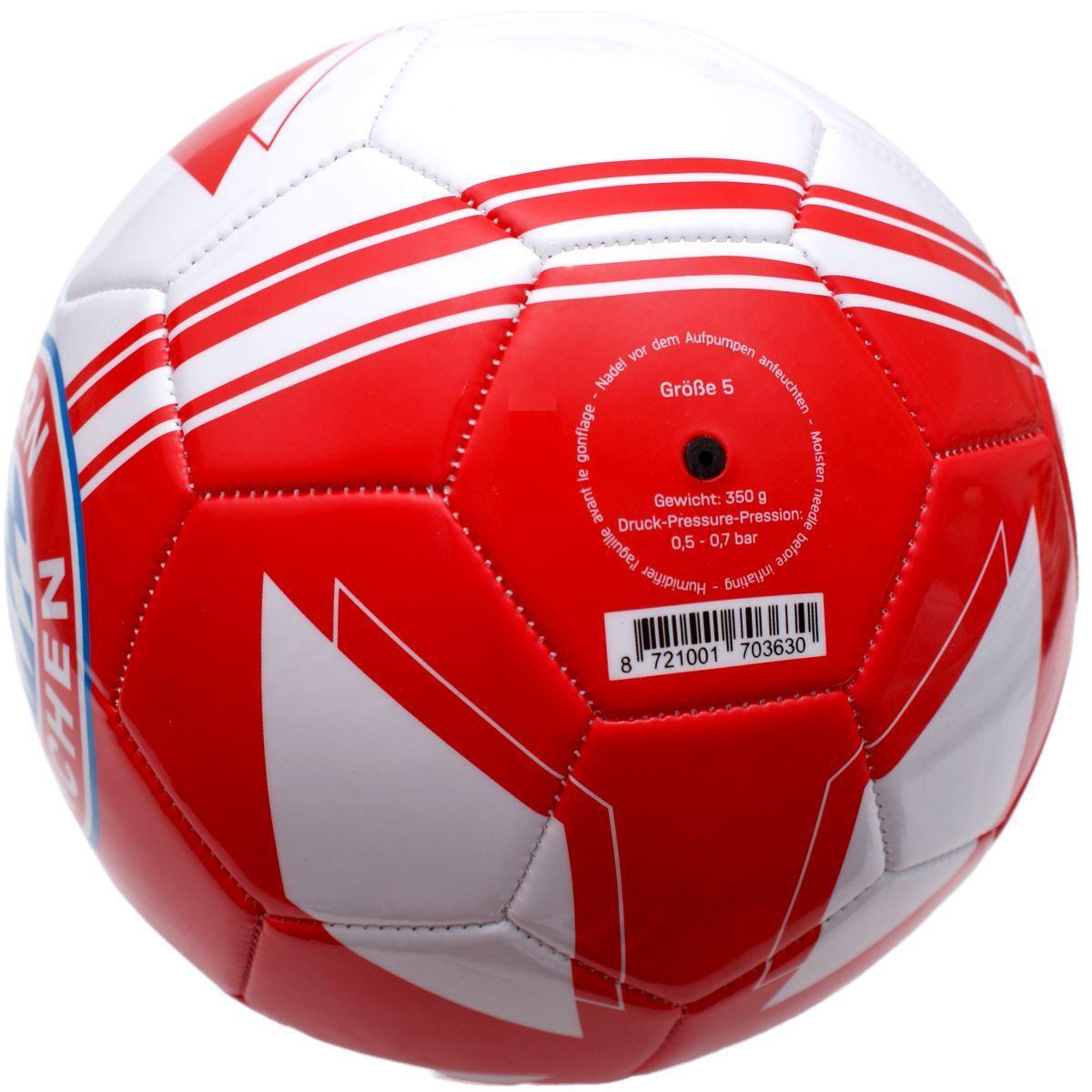 Balón Bayern Munich Grande Blanco y Rojo 3/4