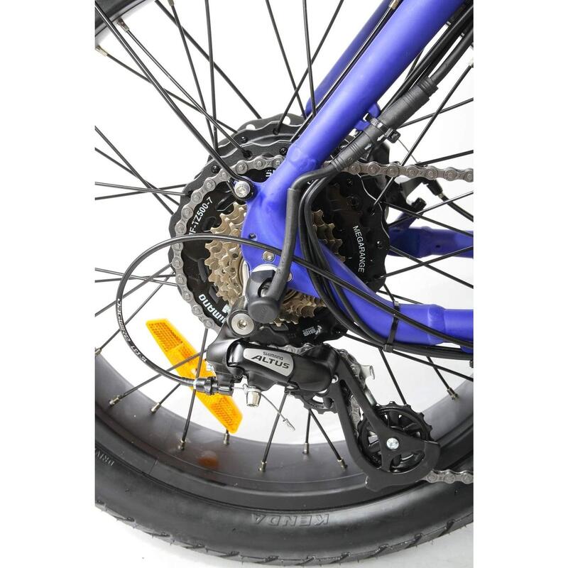 Elektrische fiets Voltaway Passenger Fat Bike RoyalBlue/FluroRed