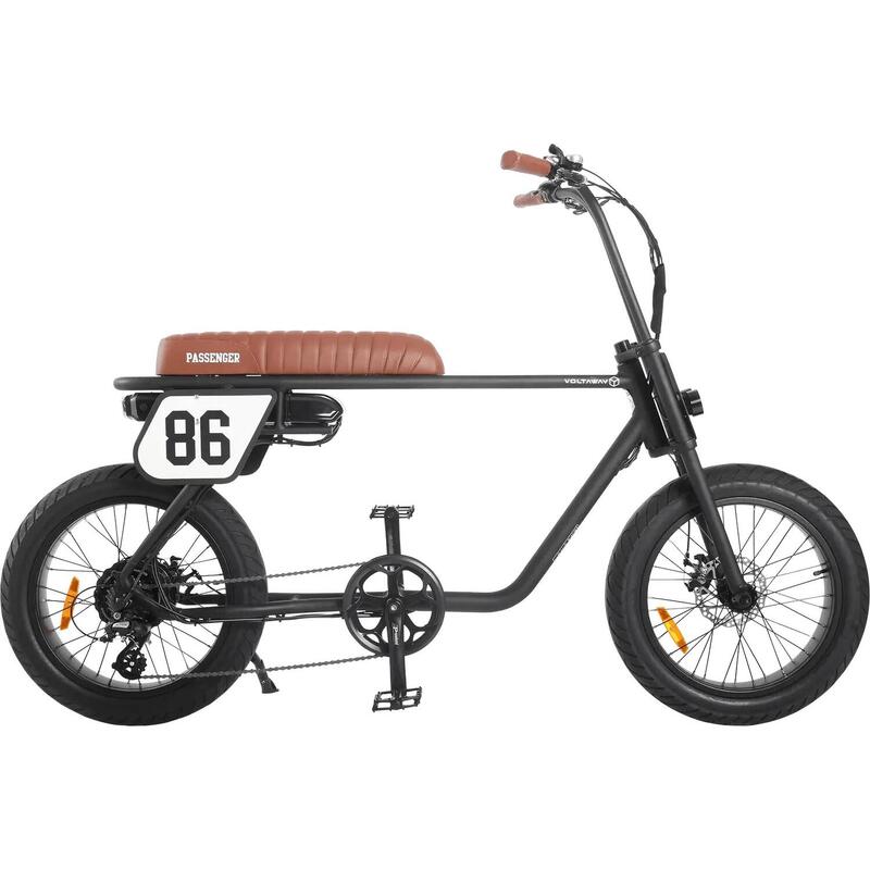 Vélo Electrique Voltaway Passenger Fat Bike Black/Brown