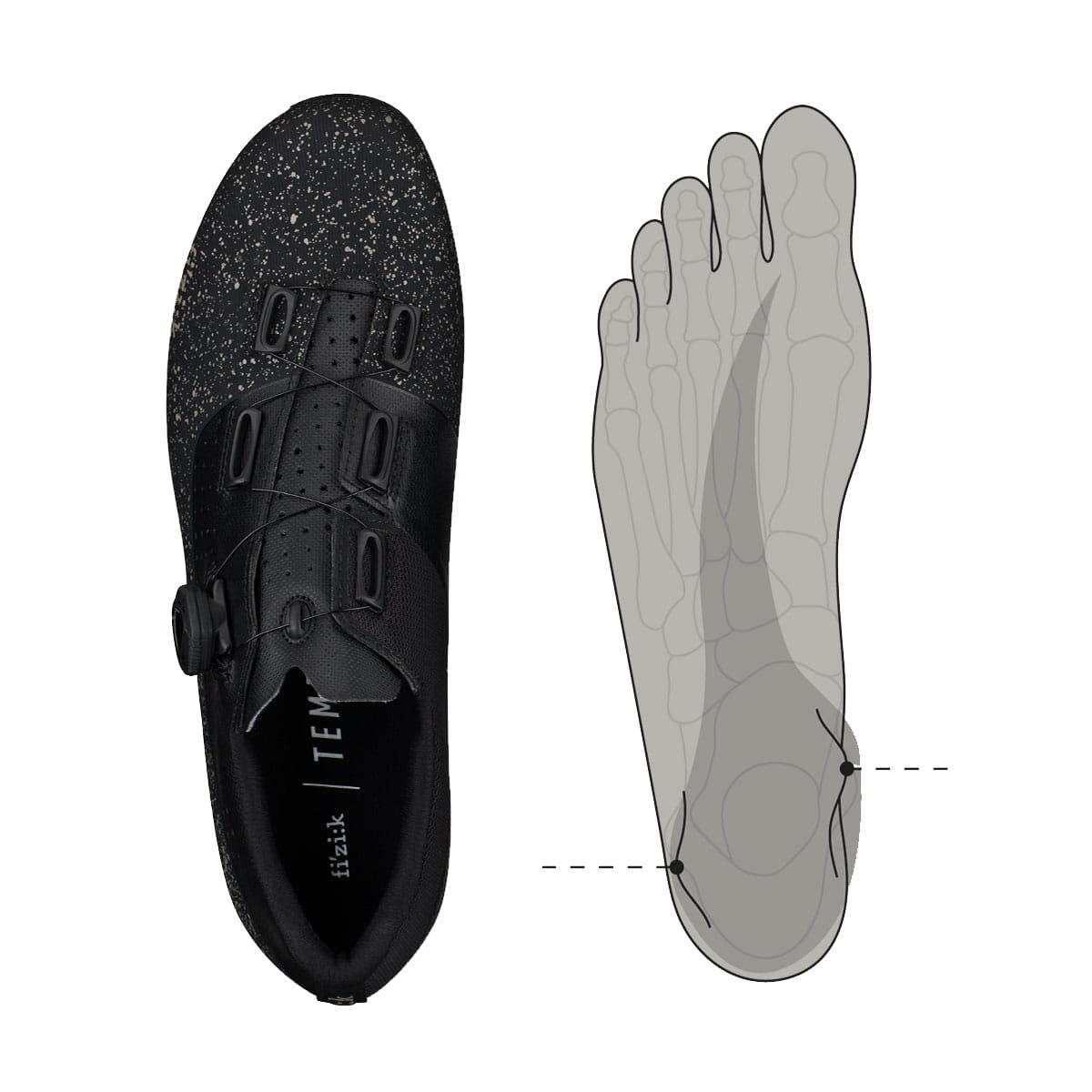 Fizik R4 Overcurve Schoenen Zwart Wit 7/7