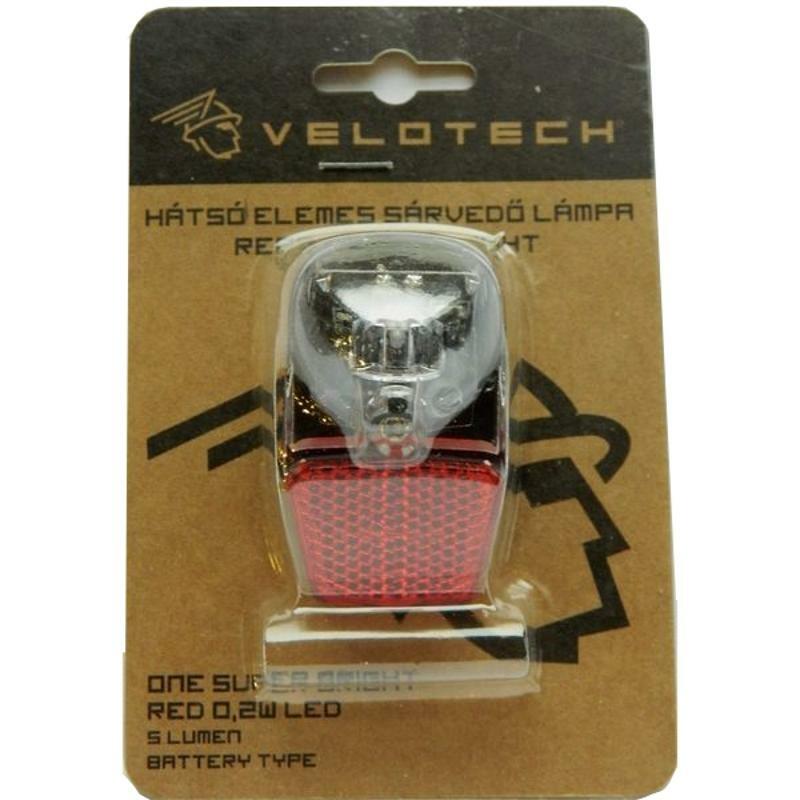 Fahrradrücklicht Velotech 1 LED 2/2