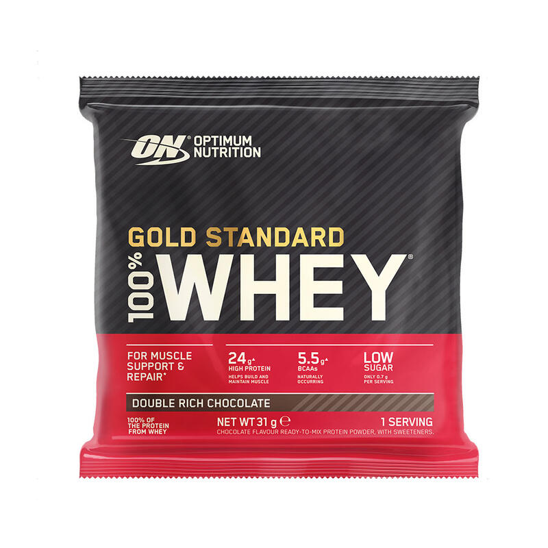Gold Standard 100% Whey Sachets (24x30g) | Double Rich Chocolate