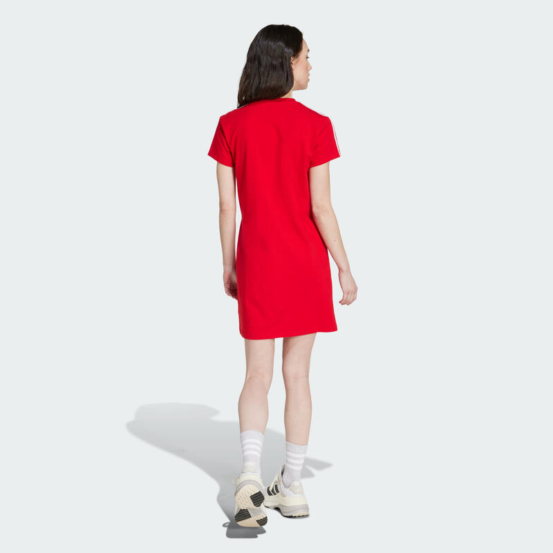Tričkové šaty Essentials 3-Stripes Single Jersey Fitted