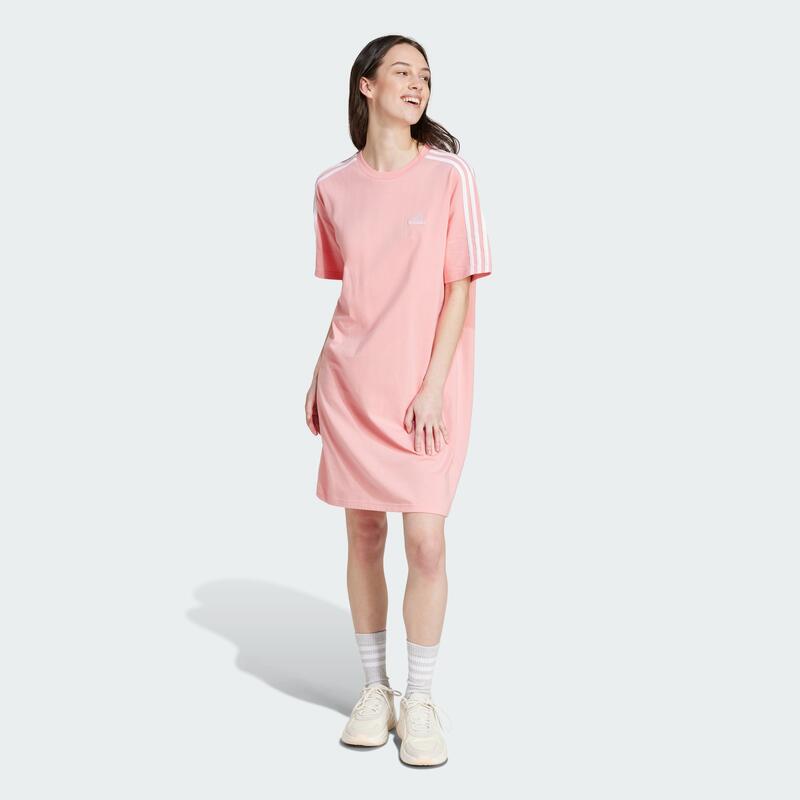 Robe t-shirt en jersey coupe boyfriend Essentials 3-Stripes