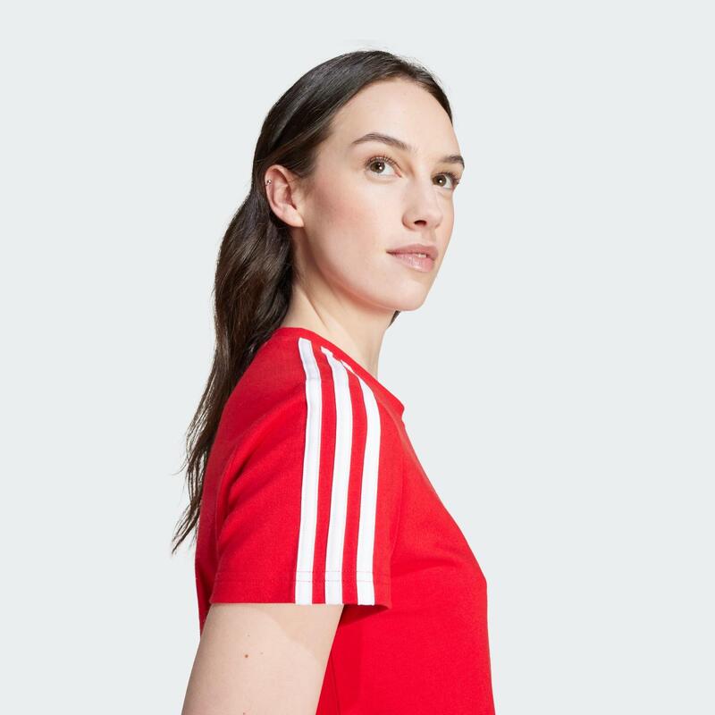 Essentials 3-Stripes Single Jersey Fitted T-shirtjurk