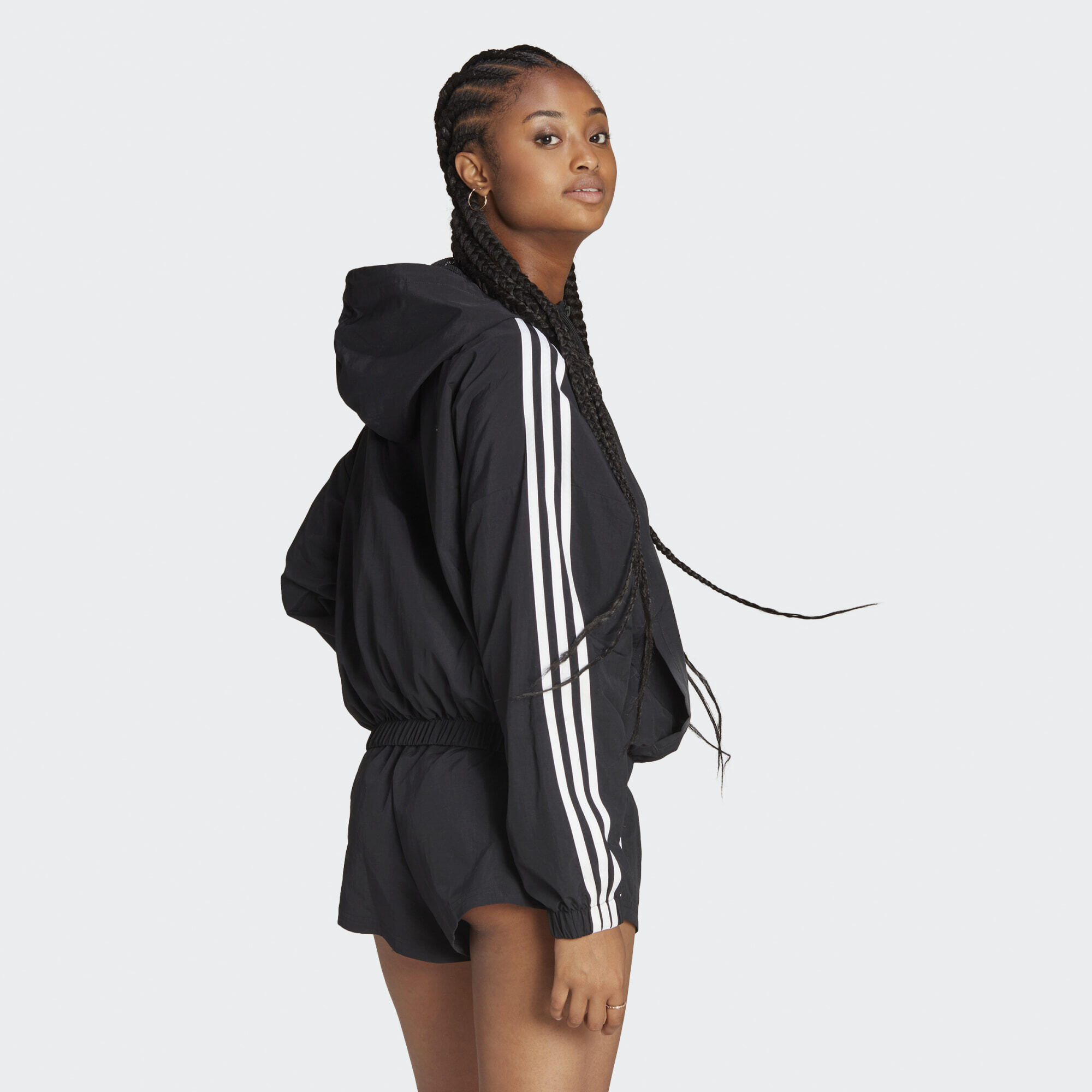 Essentials 3-Stripes woven windbreaker