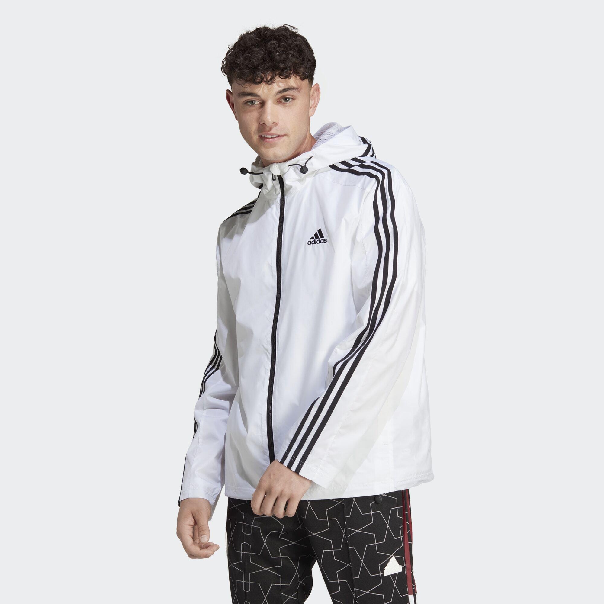 Essentials 3-stripes woven windbreaker