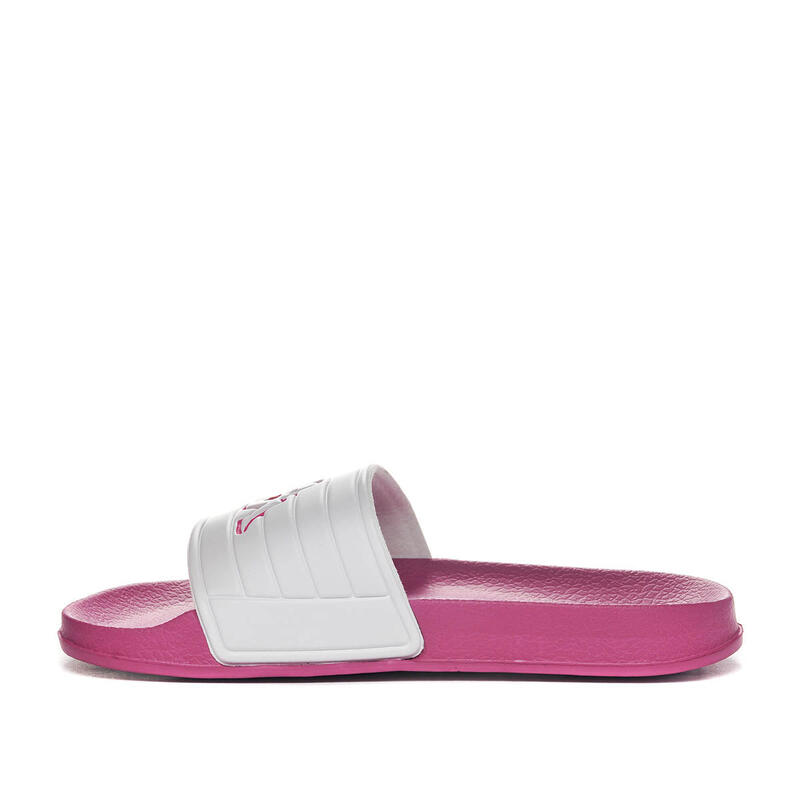 CHANCLAS KAPPA NOLES 7 Mujer. Blanco/rosa. 311H5WW