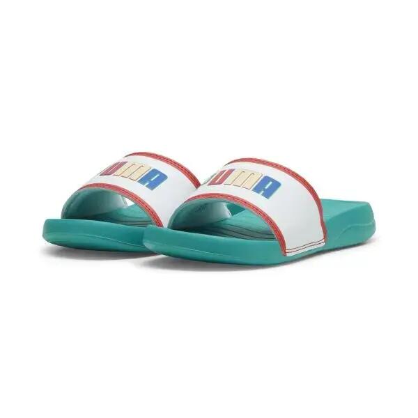 Tongs PUMA Popcat 20 Vert/Blanc 3/5