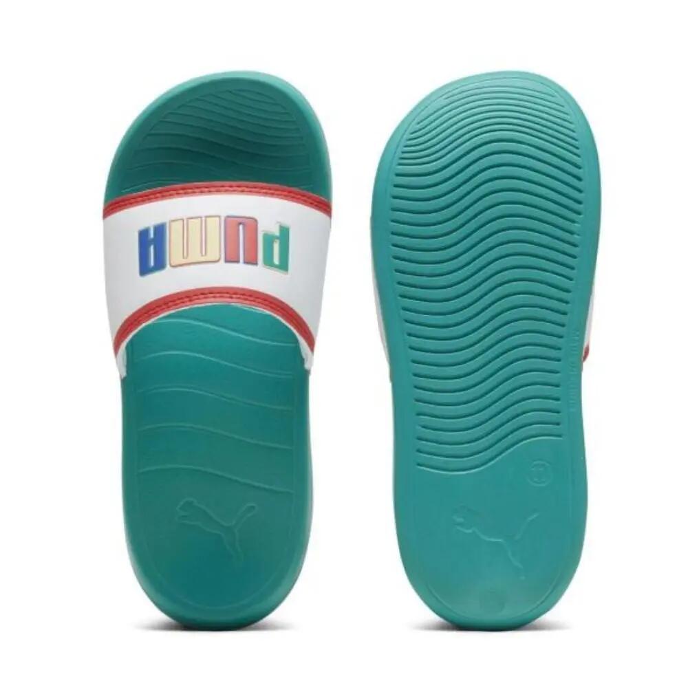 Tongs PUMA Popcat 20 Vert/Blanc 4/5