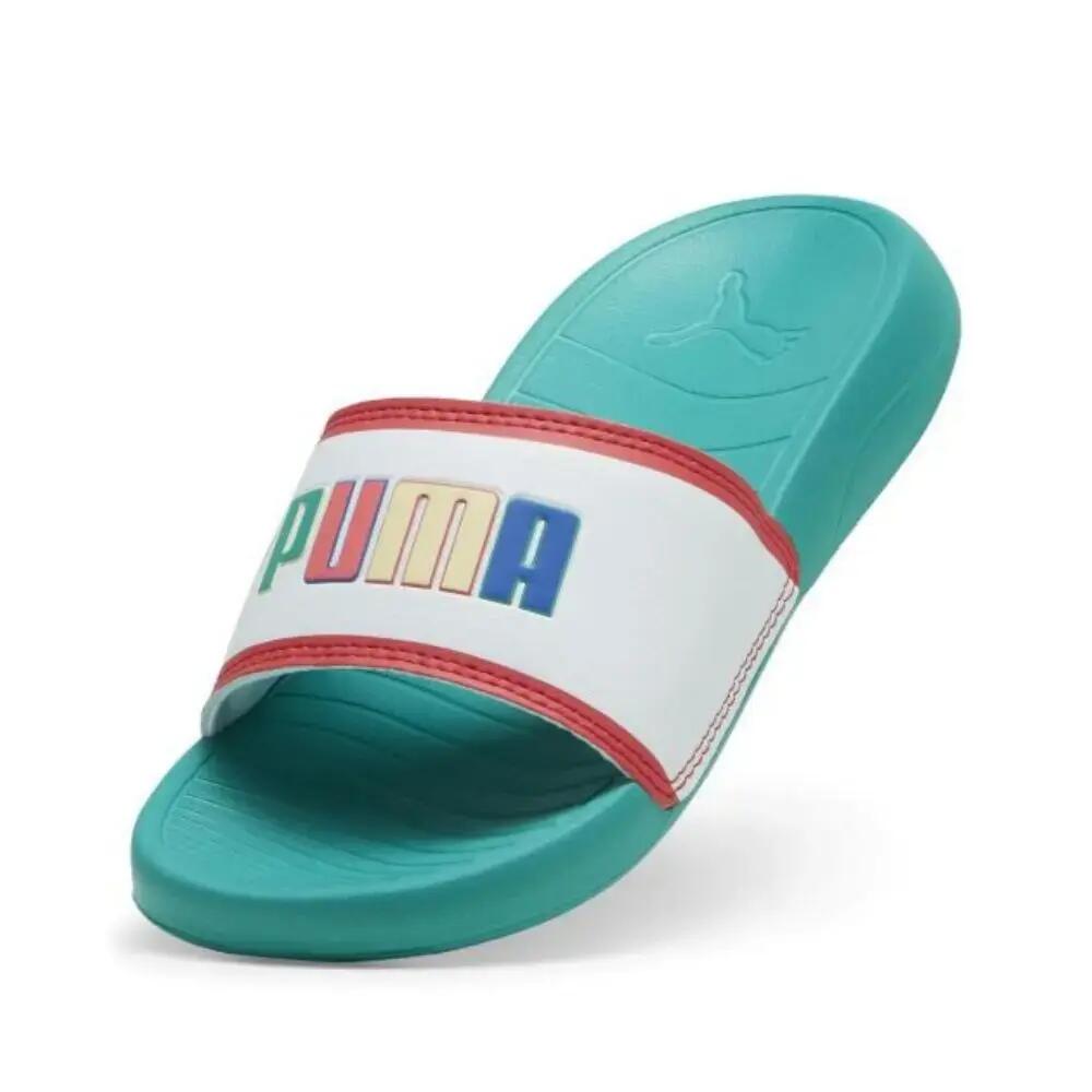 Tongs PUMA Popcat 20 Vert/Blanc 2/5