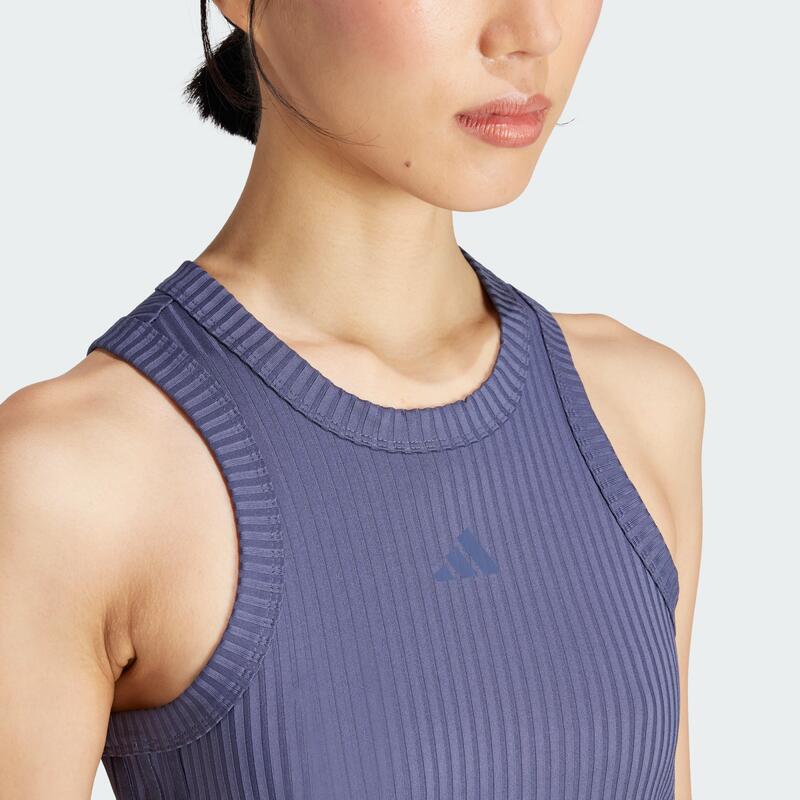 Tílko All Gym Seasonal Rib Tight Fit Tonal 3-Stripes