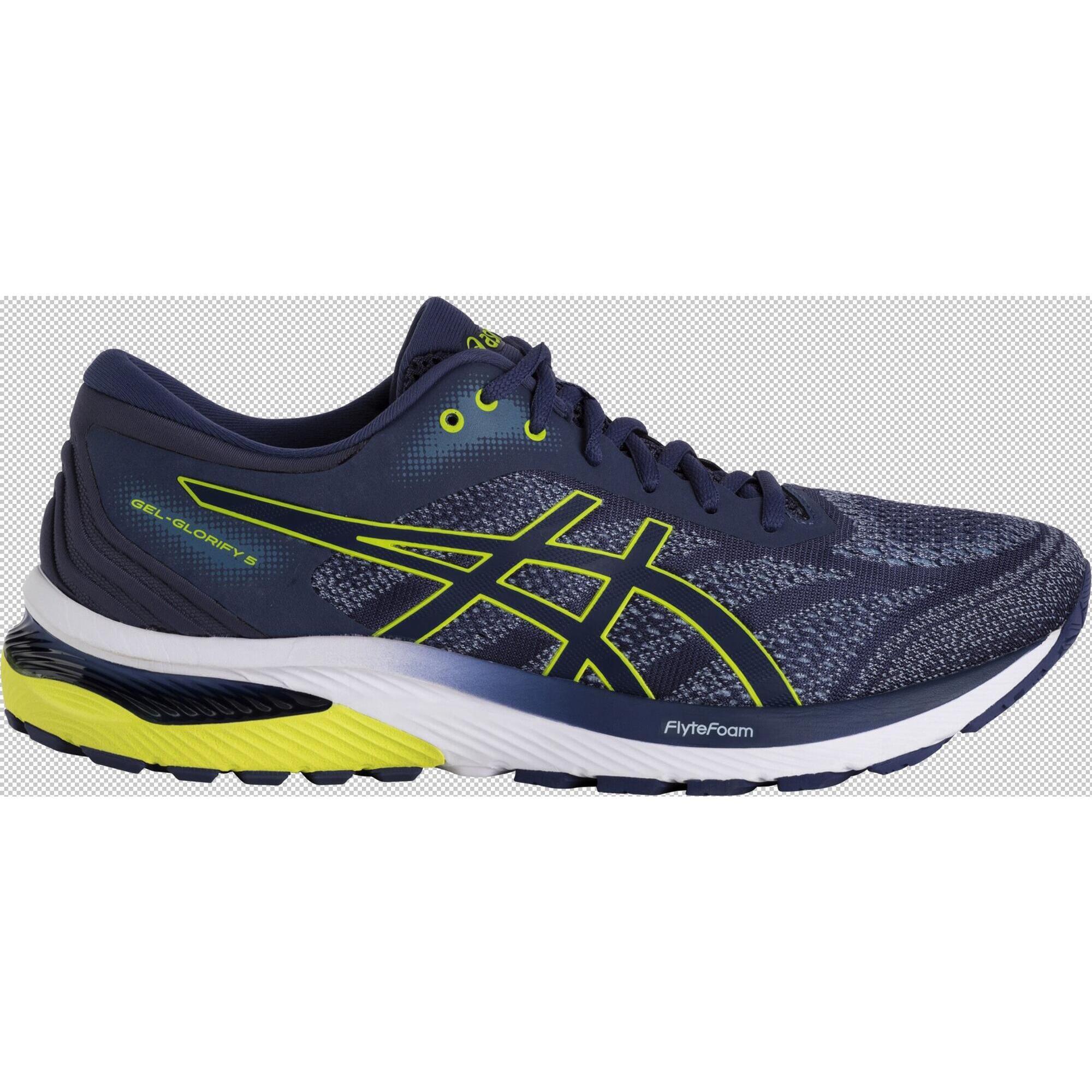 Buty do biegania męskie Asics Gel-glorify 5 Thunfer Blue Safety Yellow