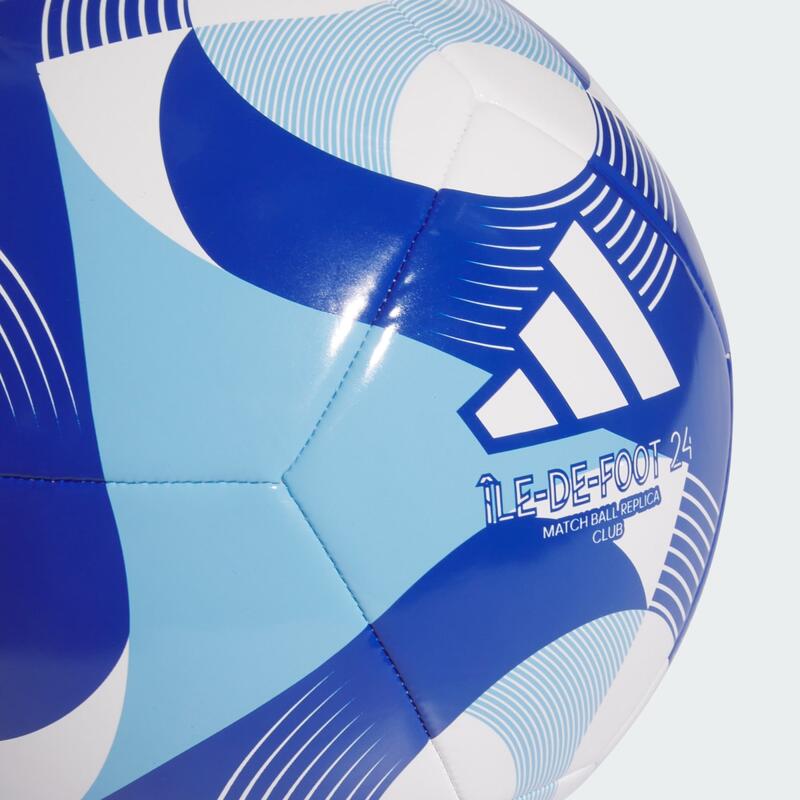 Balón de Fútbol Unisex Adidas Olympics 24 CLB en color Azul y Blanco-IW6328