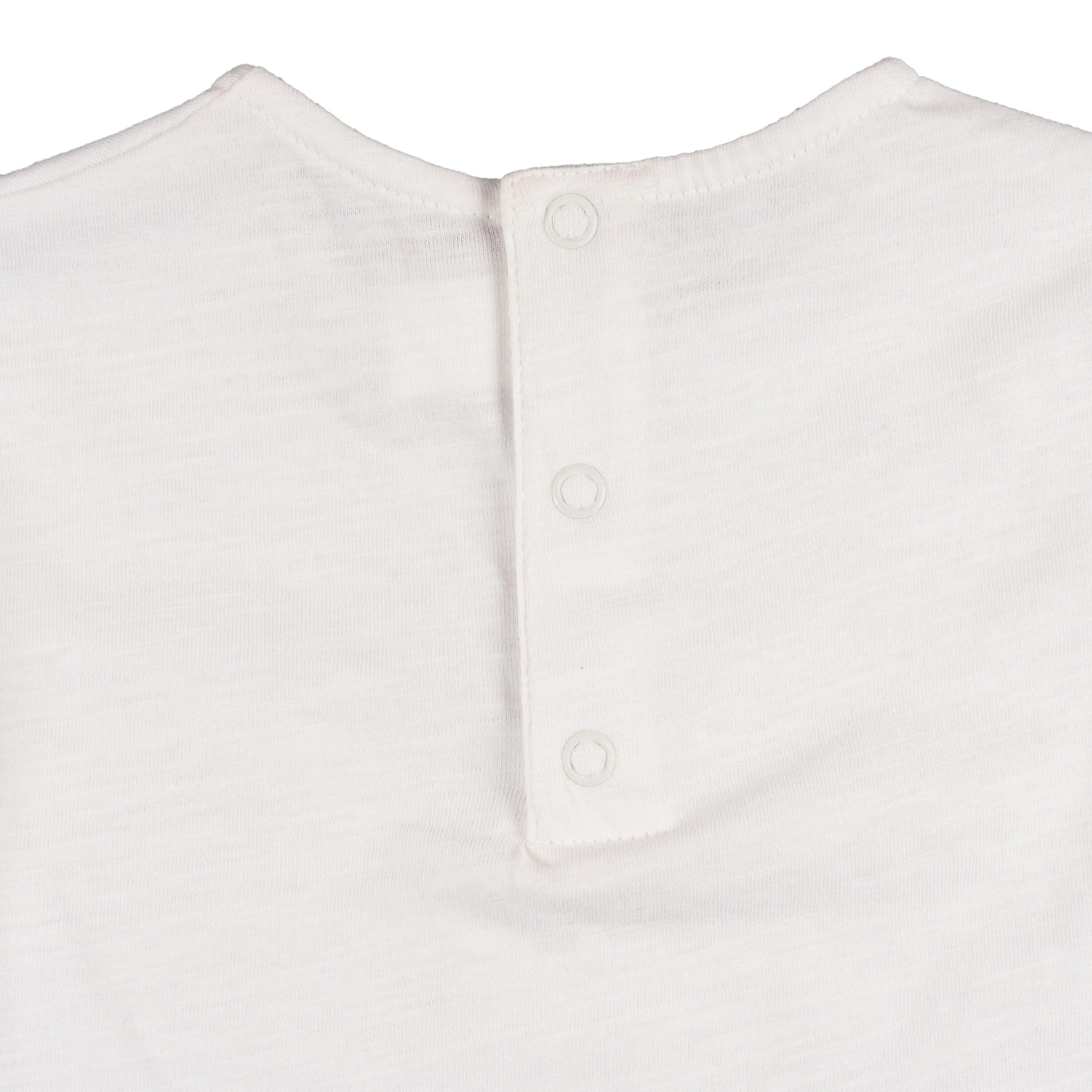 Camiseta branca infantil com mangas 5/5