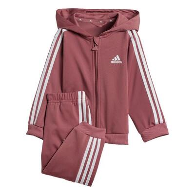 Essentials shiny trainingspak met capuchon
