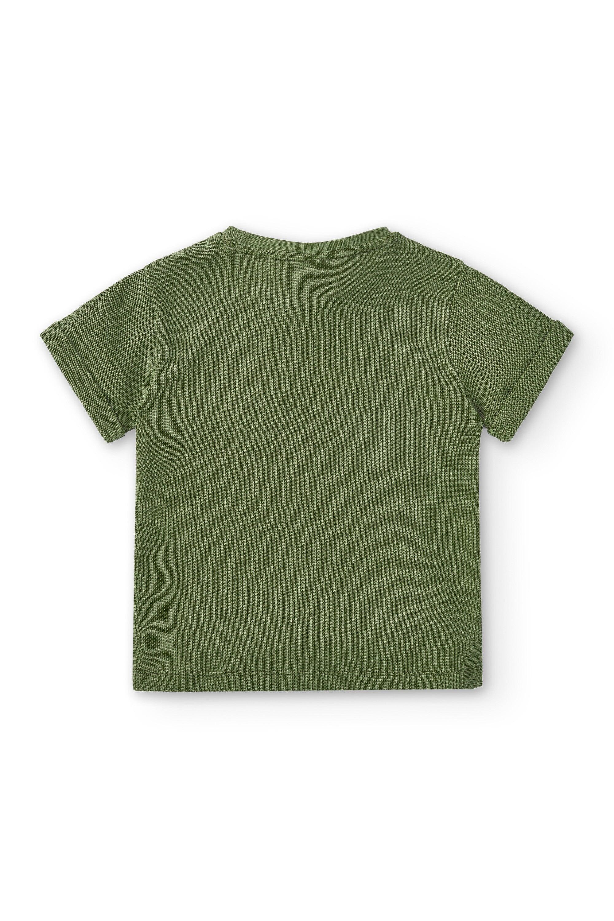 Camiseta de niño kaki 3/4