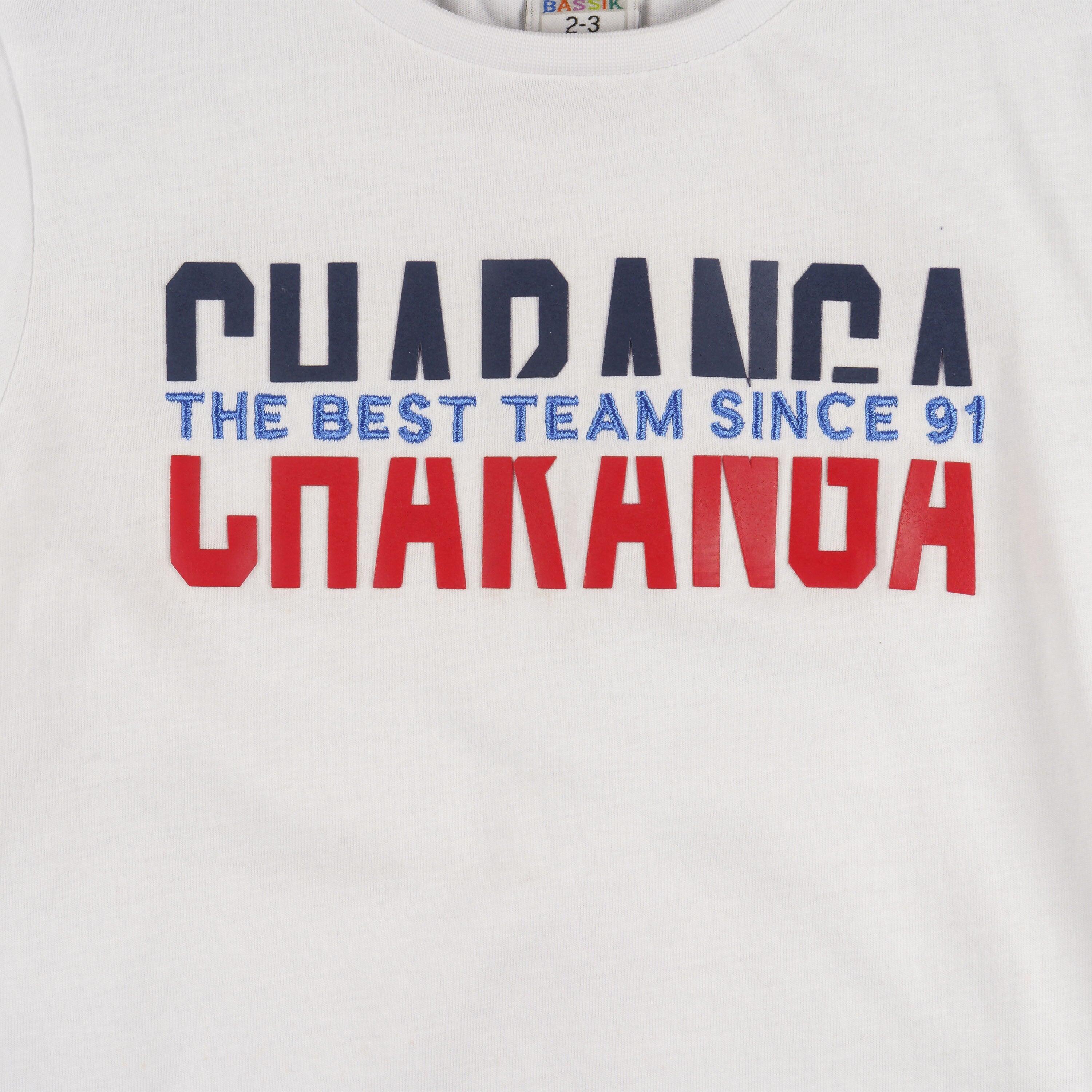 Camiseta niño blanca Team 3/5