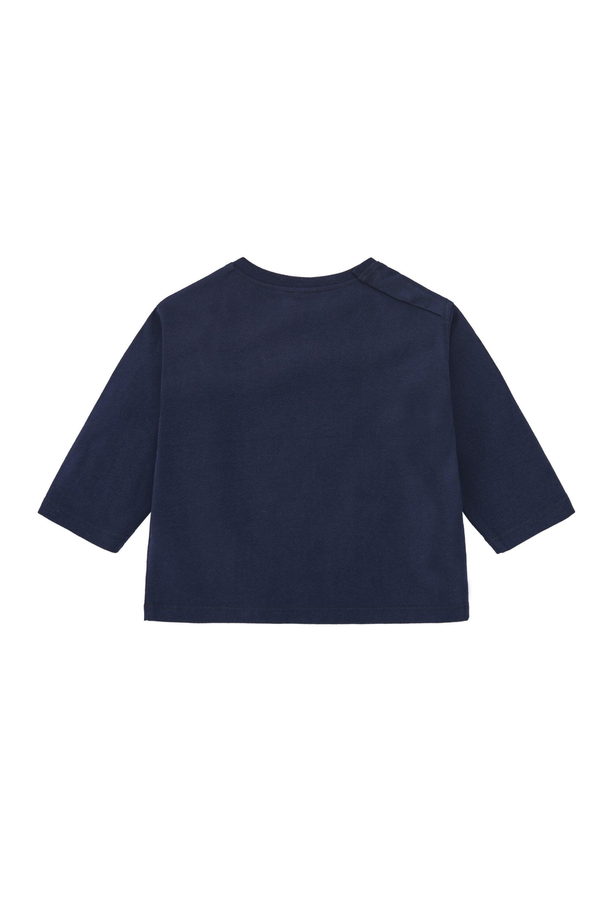 Camiseta infantil para menino, estampa azul 2/5