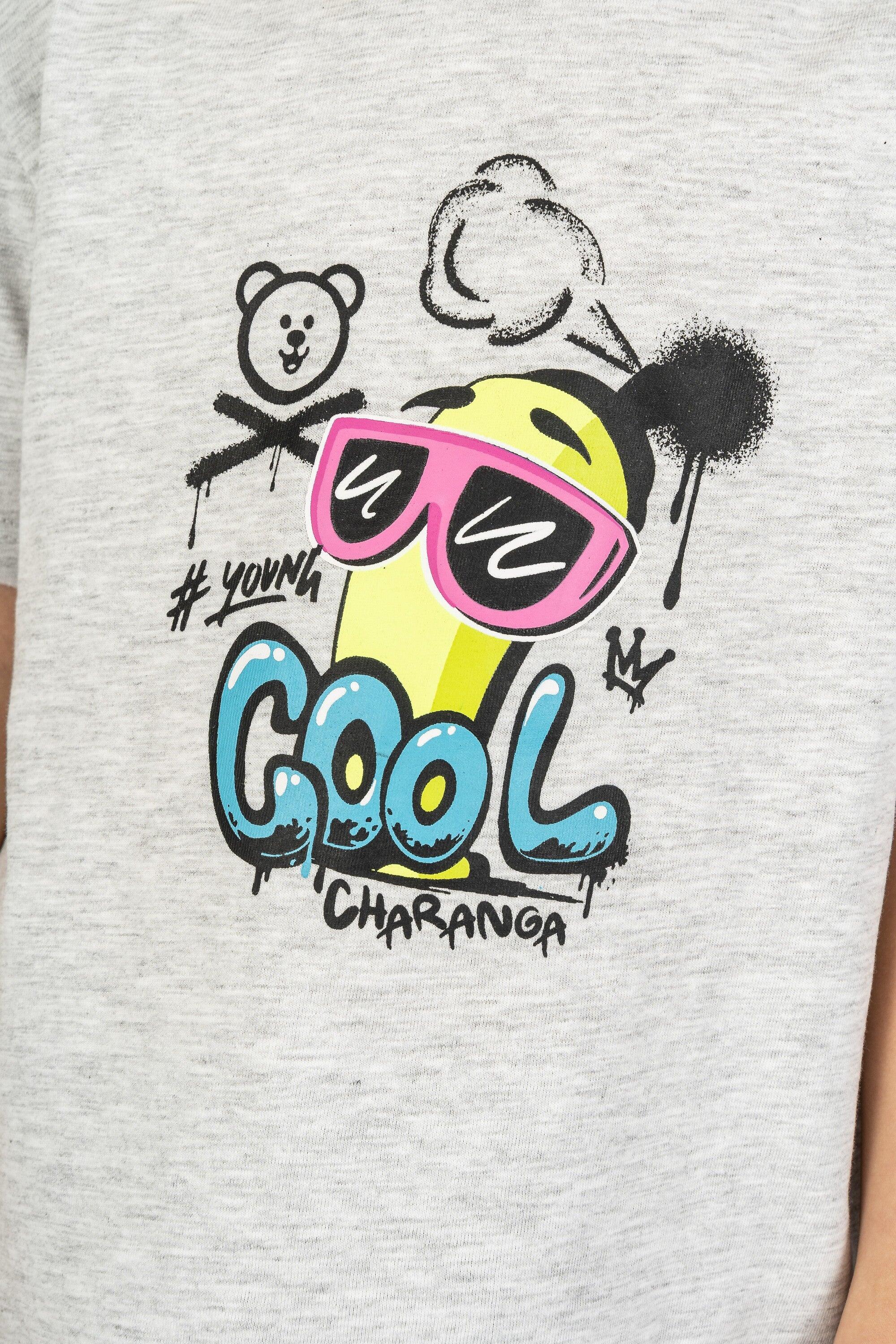 Camiseta cinza para bebê 4/5