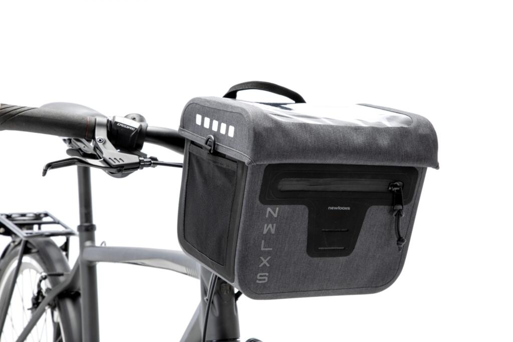 Bicicletta - Borsa da manubrio VARO, grigio 5/5