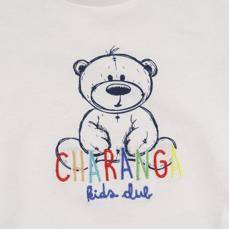 Charanga Camiseta de bebé color blanco