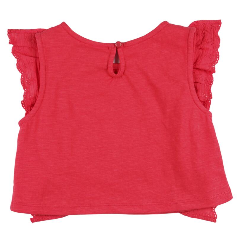 Charanga Camiseta de niña color rojo