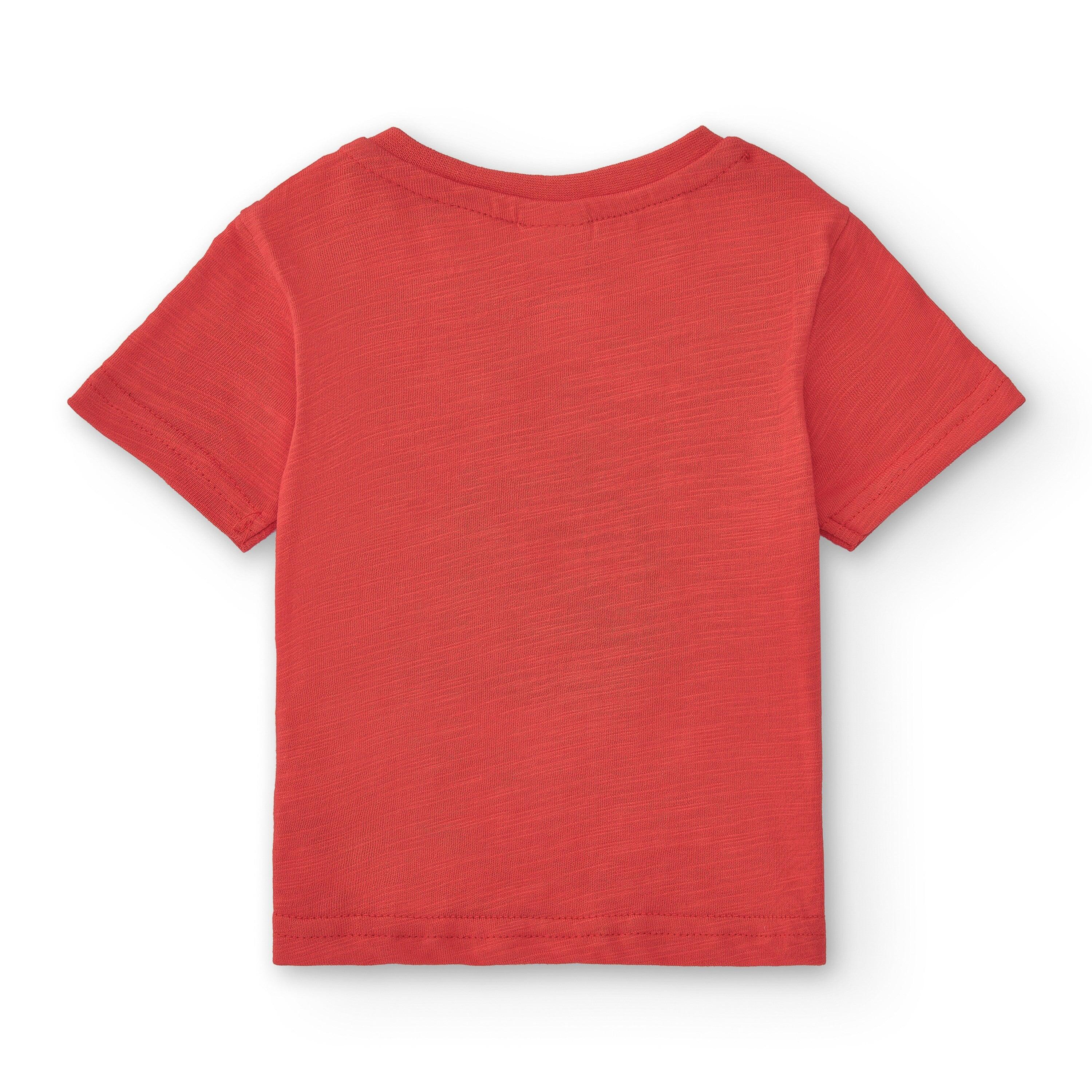 Camiseta de recién nacido color rojo 3/3