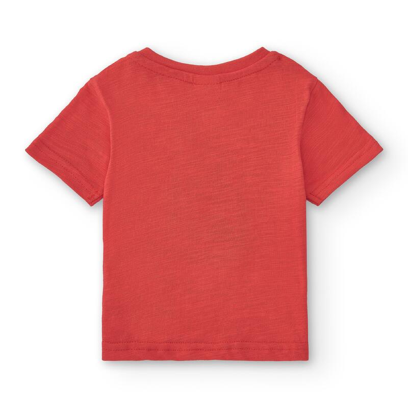 Charanga Camiseta de recién nacido color rojo