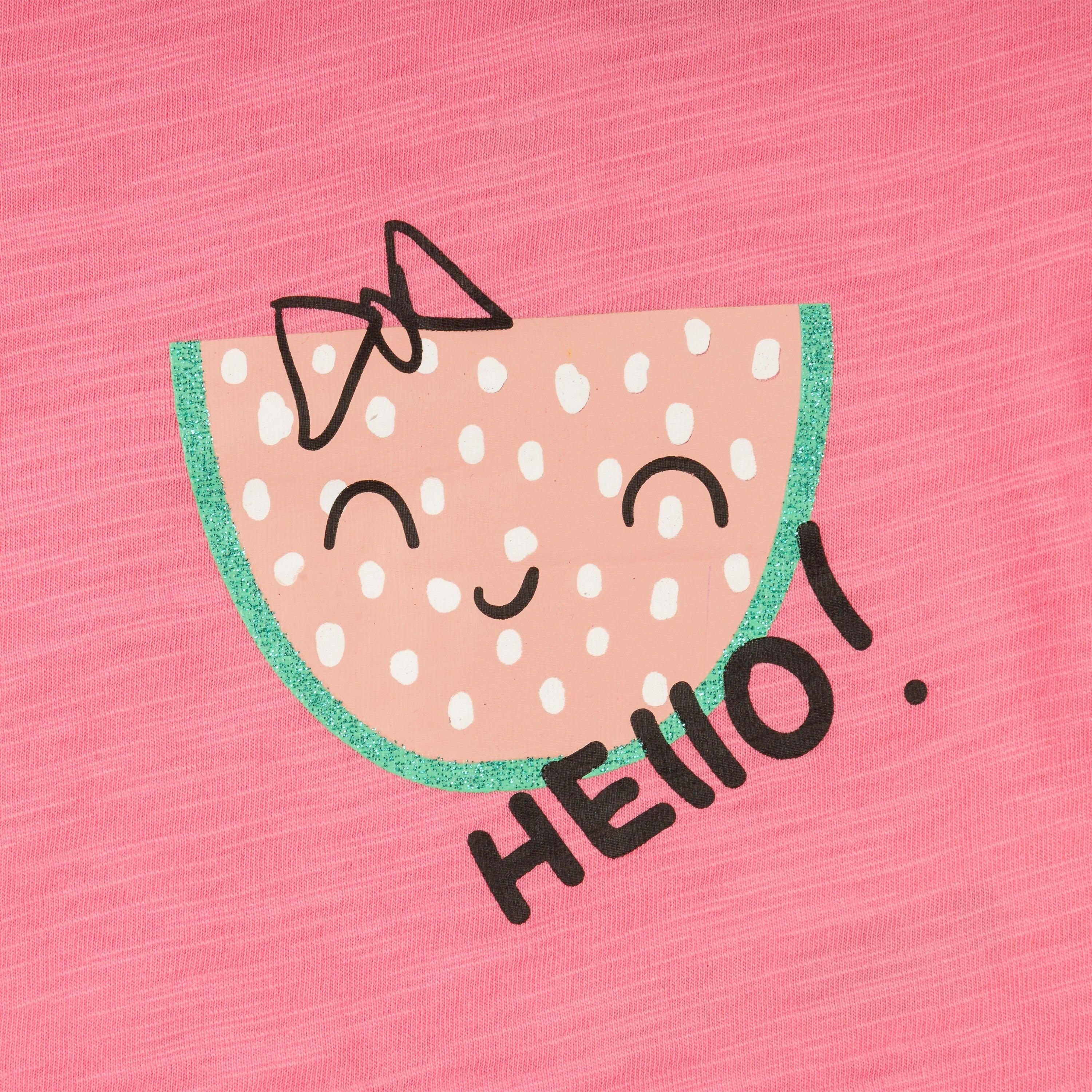 Camiseta rosa para 3/4
