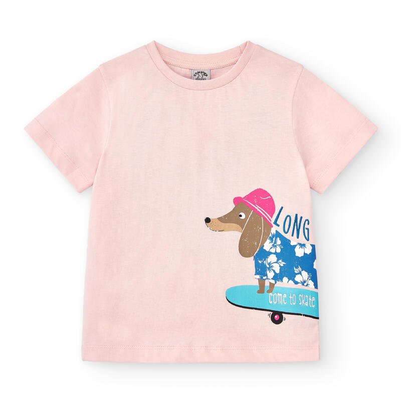 Charanga Camiseta de niño rosa