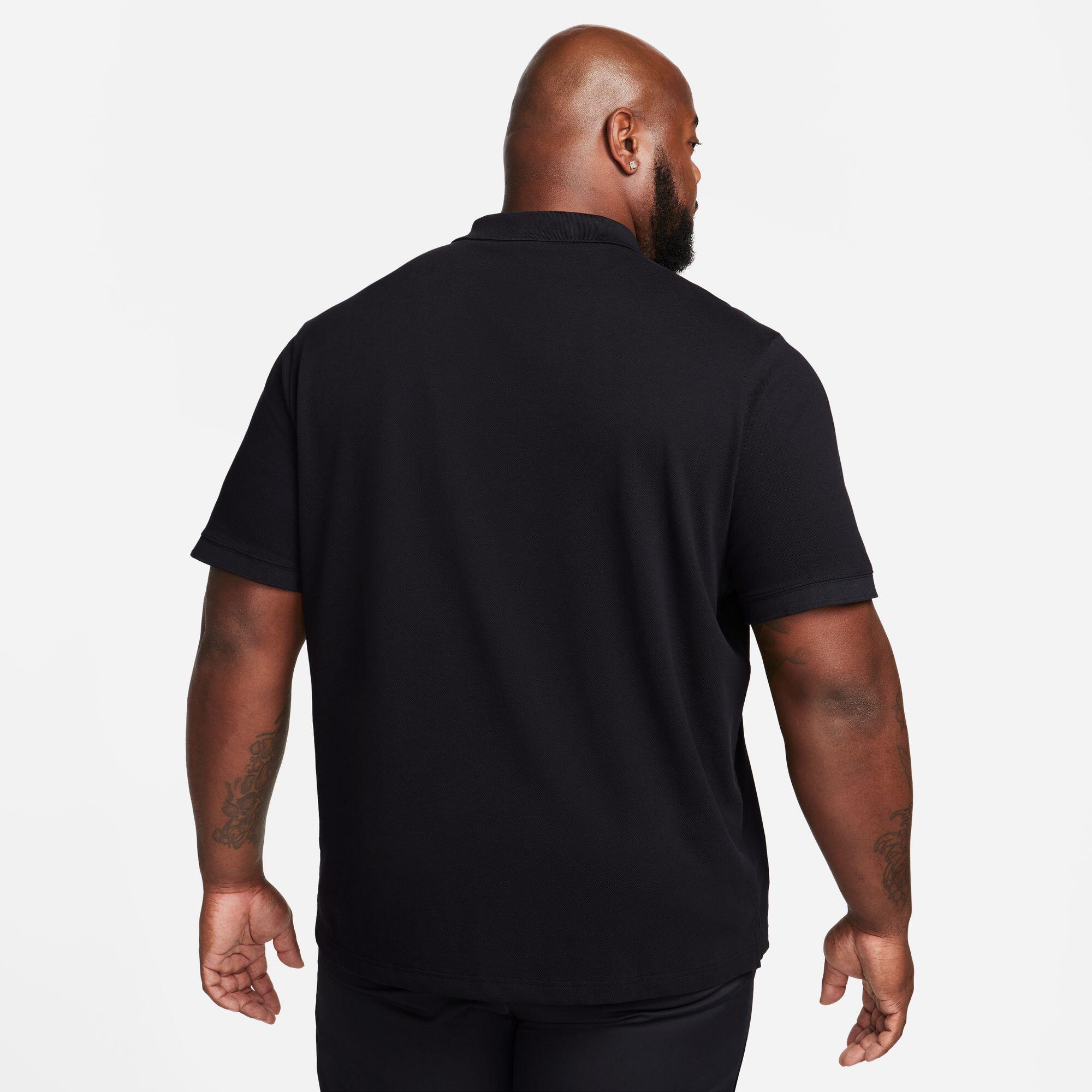Polo uomo nike nero 4/4