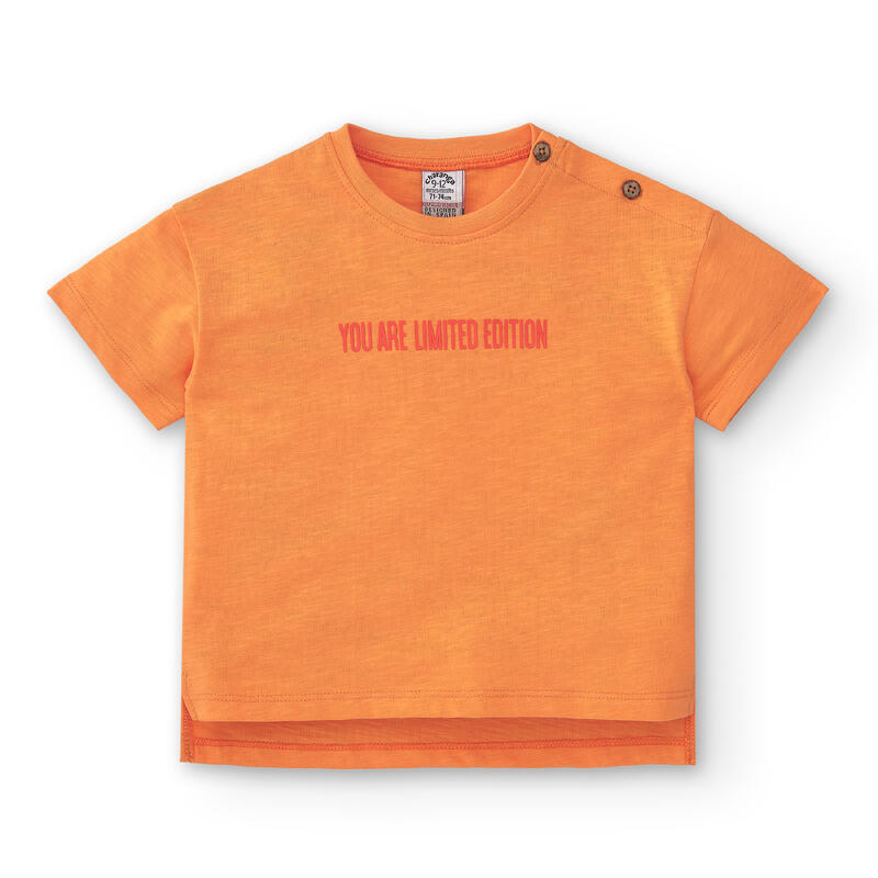 Charanga Camiseta de bebé naranja