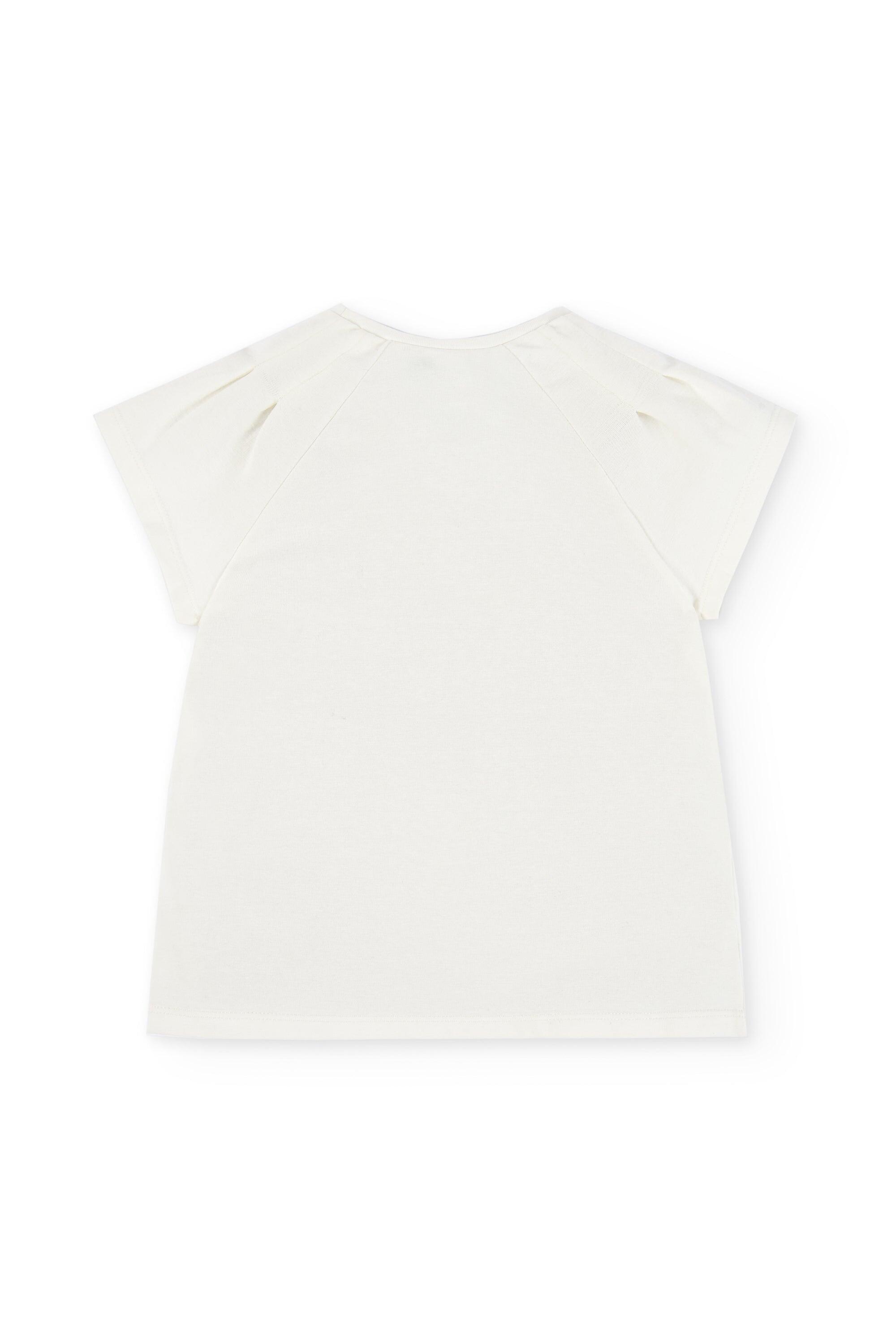 Camiseta de niña crudo picnic 4/4