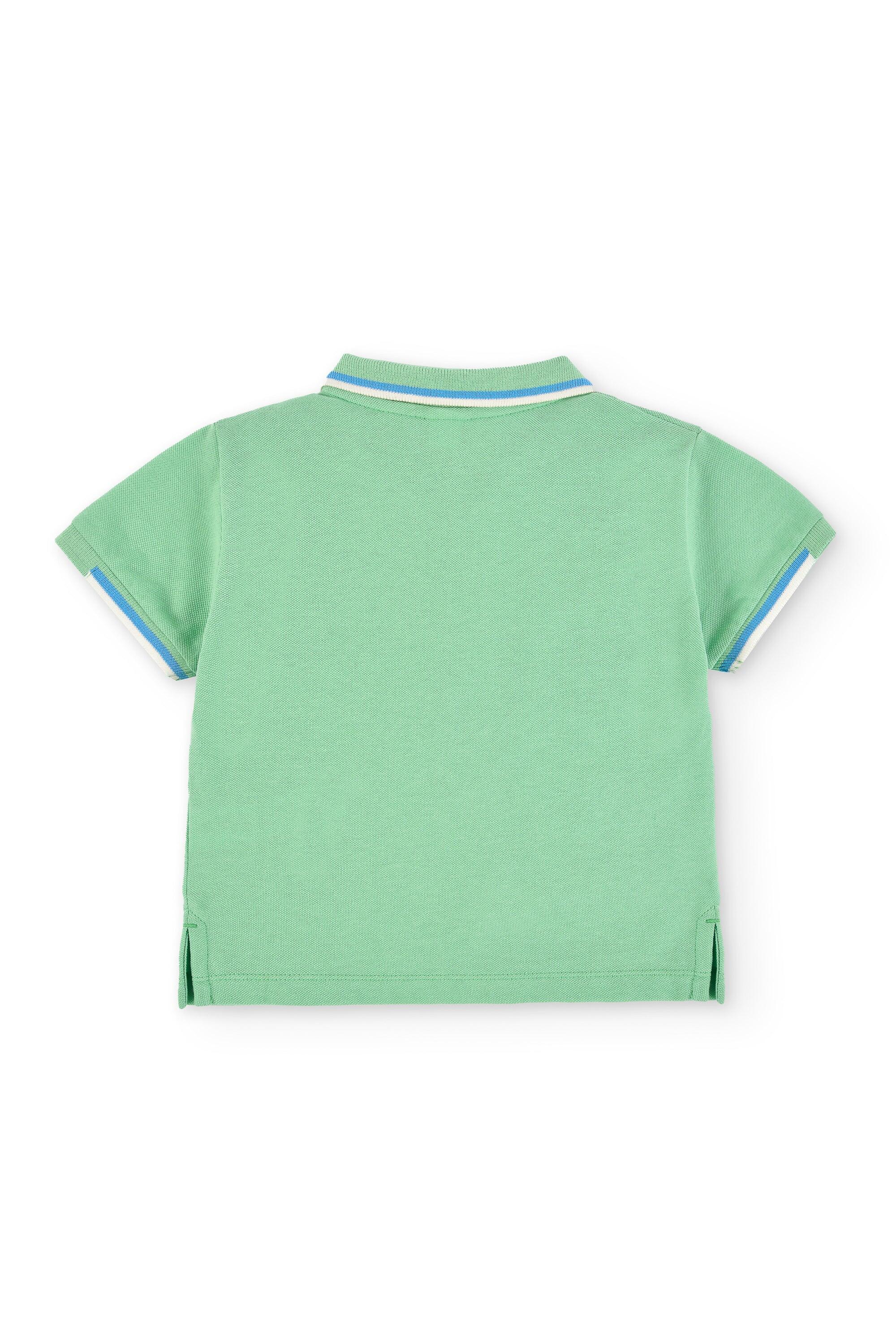Camisa polo verde para 3/5