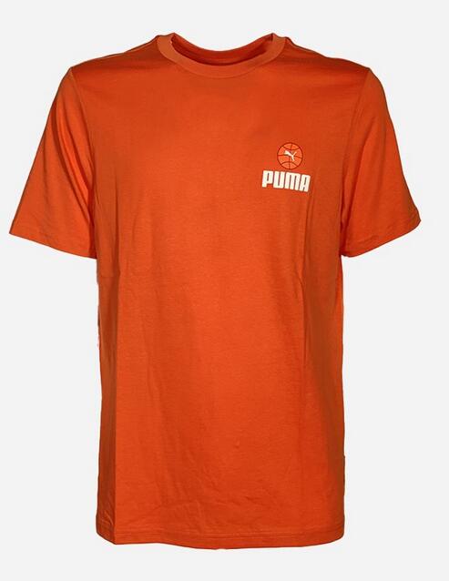 T-shirt uomo puma court - arancio 1/2