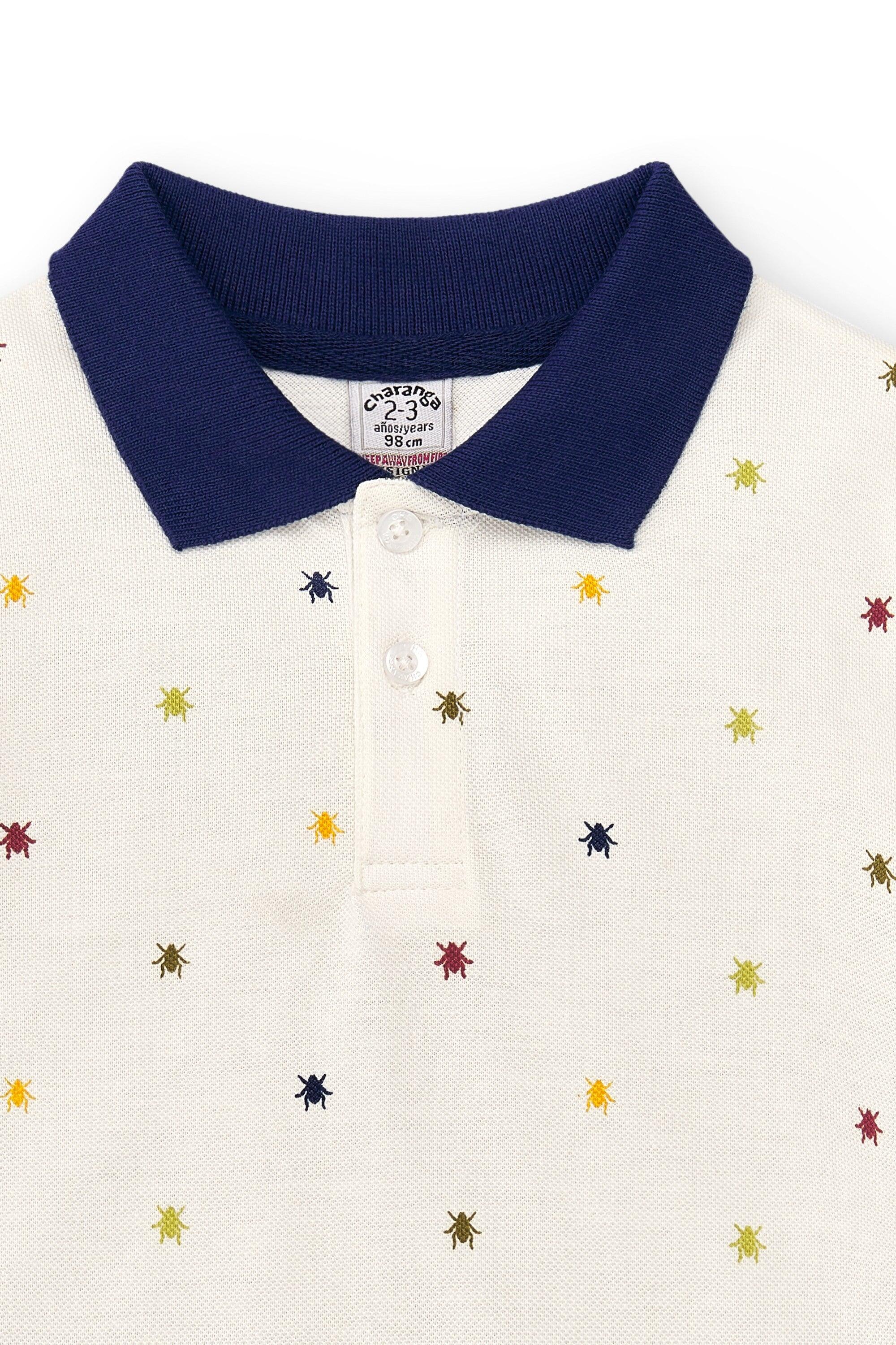 Polo niño crudo piqué 5/5