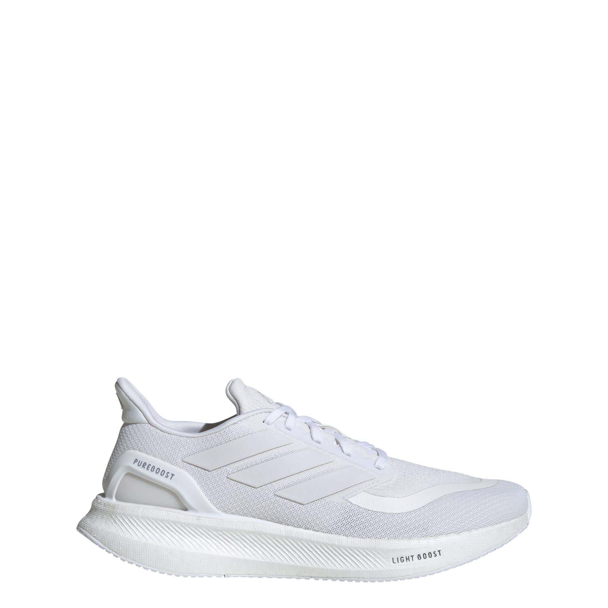 Adidas - Chaussure De Running Pureboost 5 - Chaussures De Sport - Blanc - 46 - Decathlon