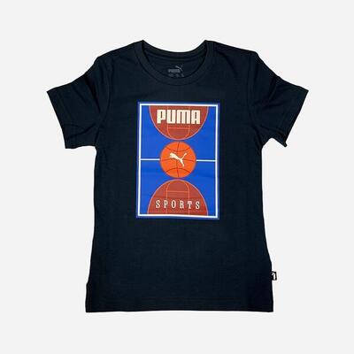 Camiseta puma basket court niño - azul