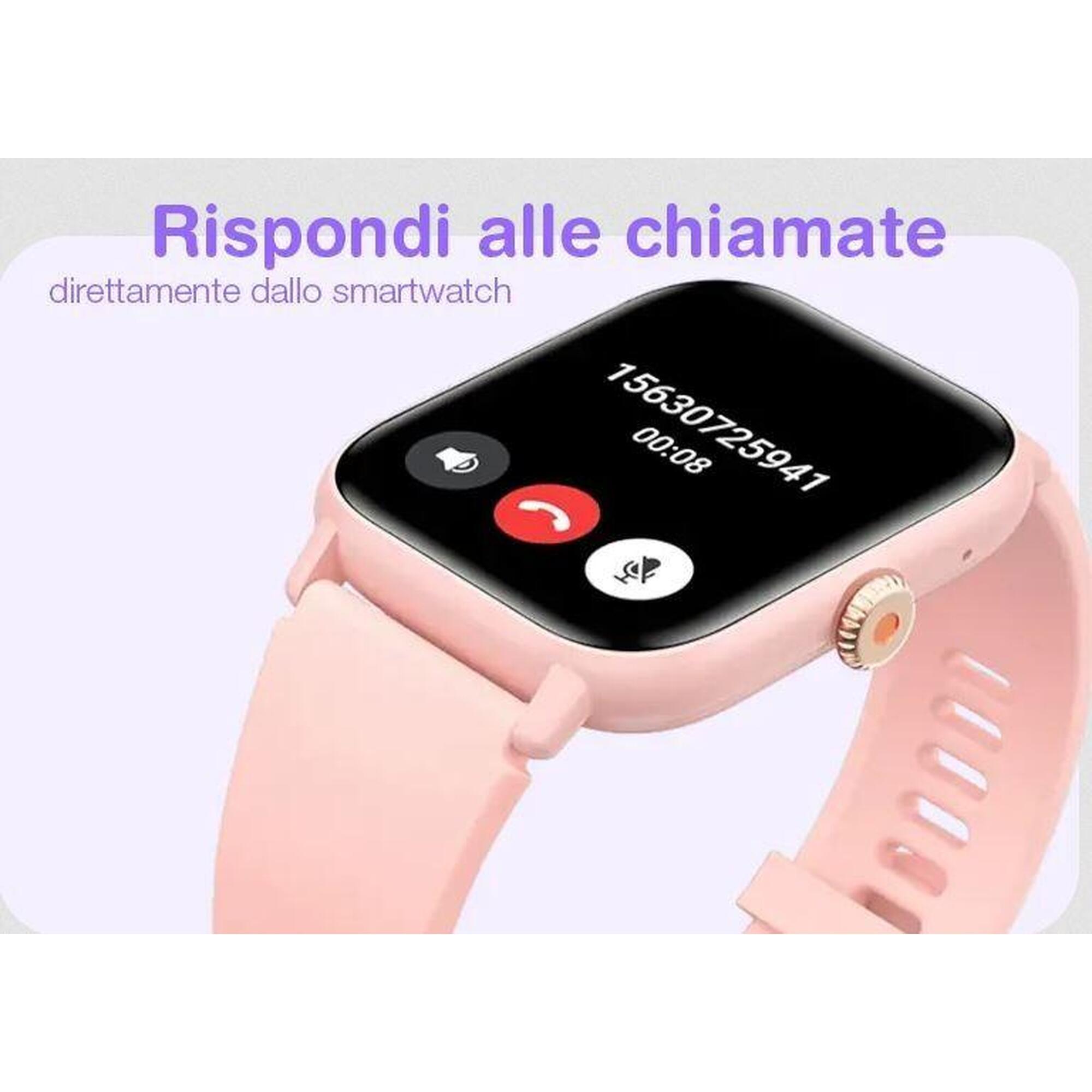 Smartwatch uomo donna saconet con effettua/risposta chiamate orologio fitness