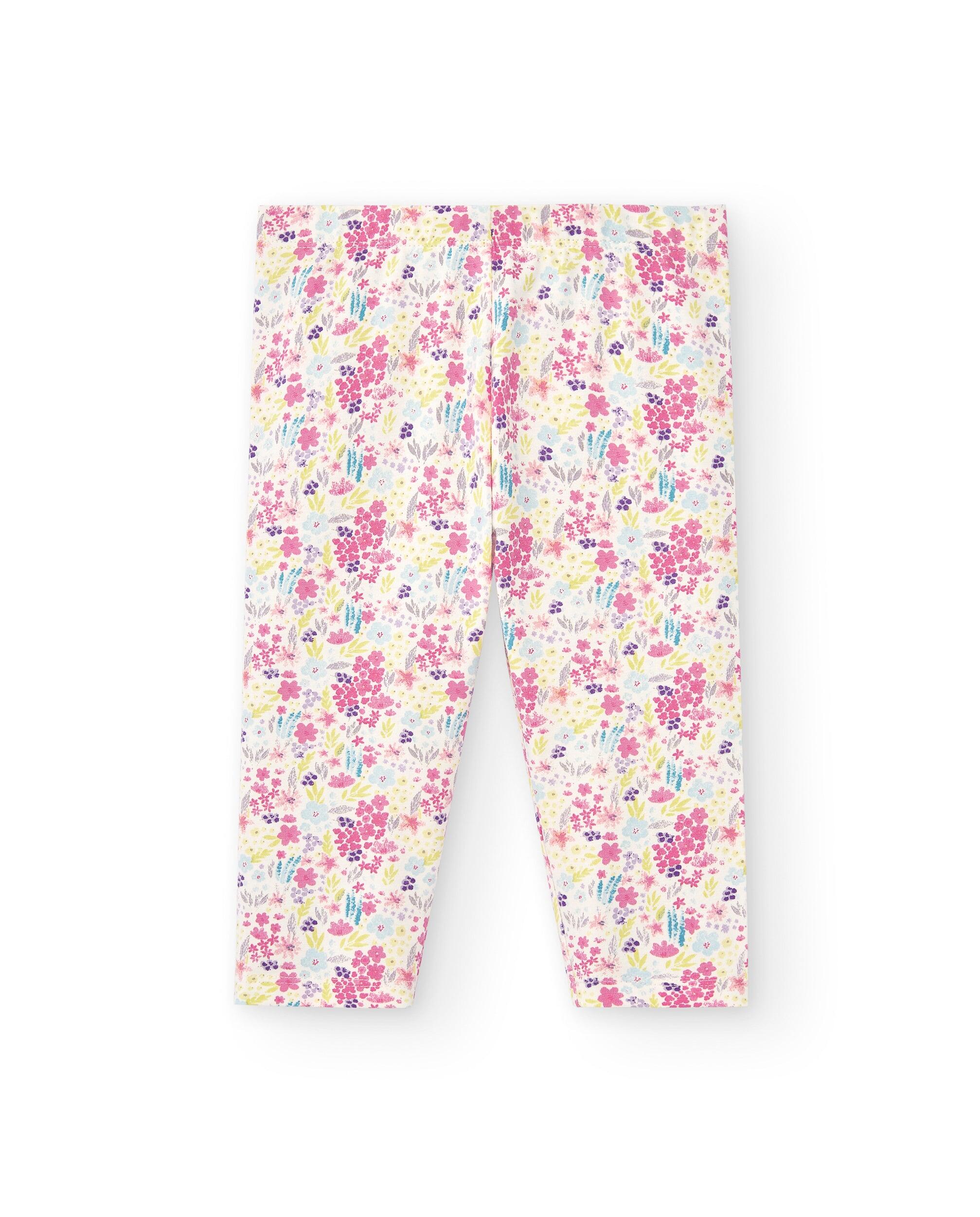 Legging de niña estampado floral 4/4