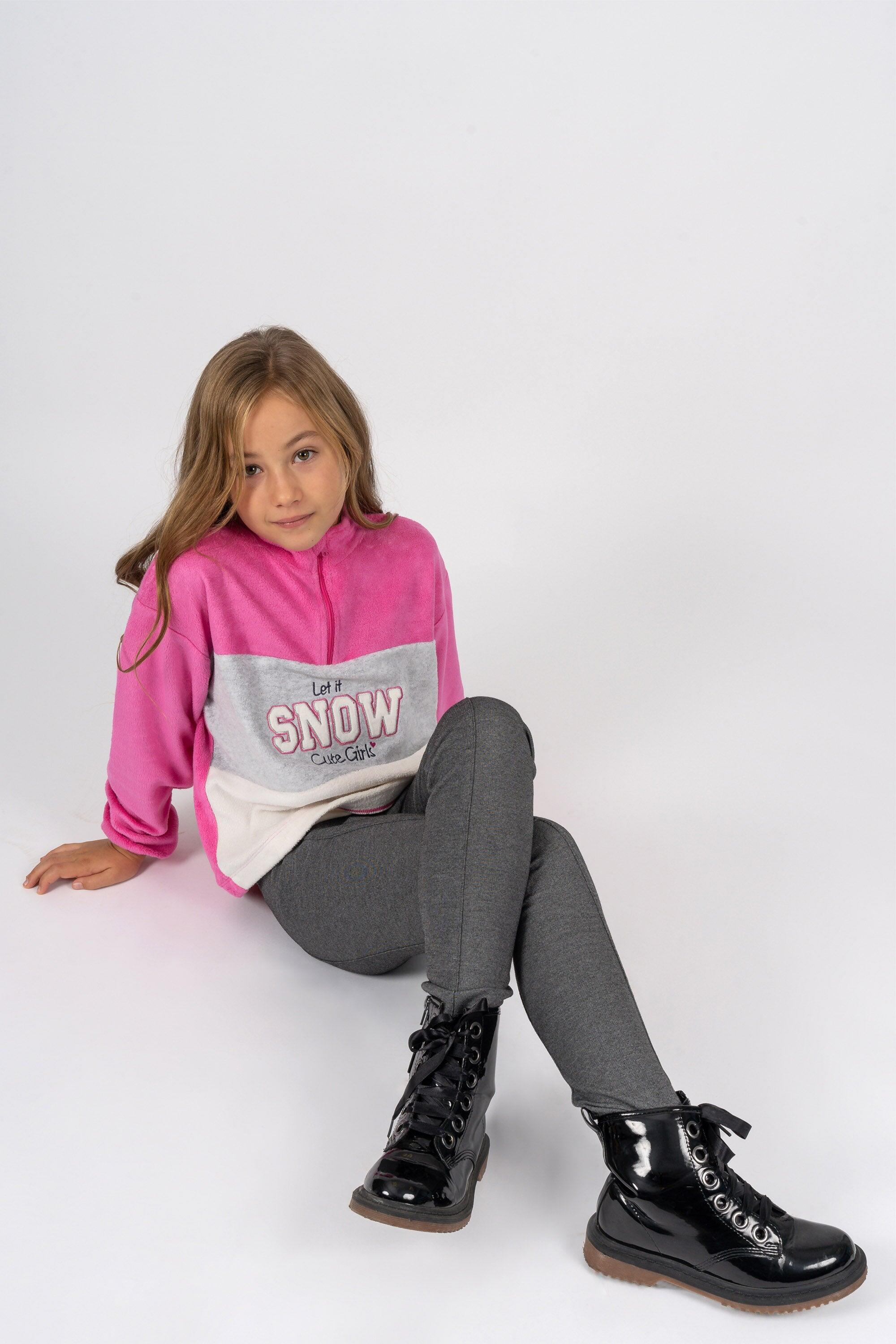 Pantalón de niña gris 4/5