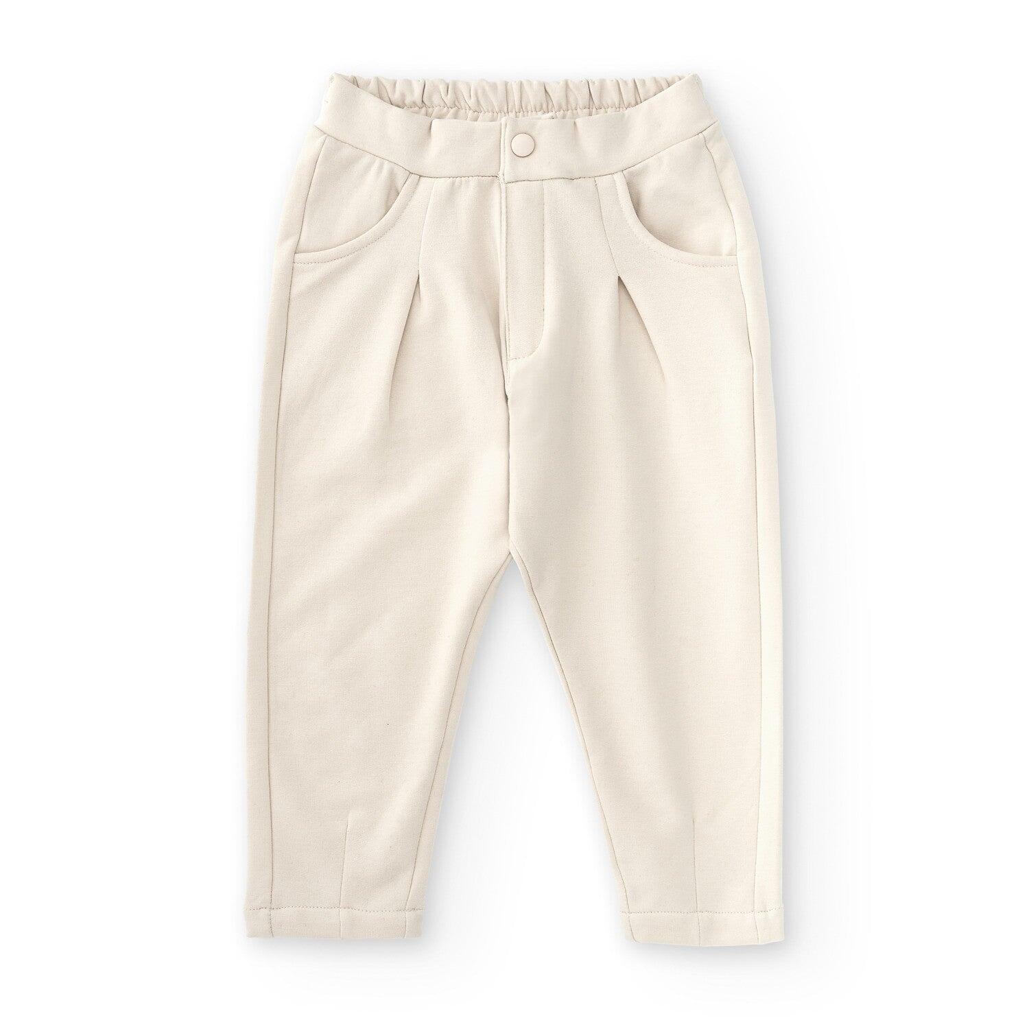 Pantalón de niña color piedra 4/4