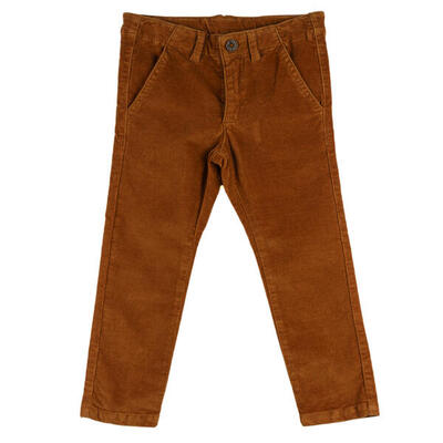 Pantalón De Niño Camel Charanga, Recto Cintura Ajustable talla 9-10