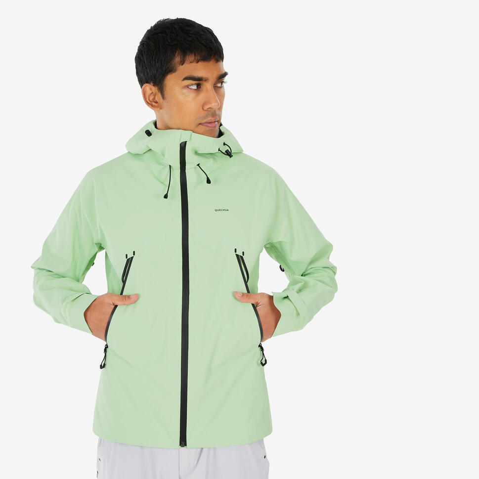 Refurbished Mens Lightweight Waterproof Hiking Jacket MH500 A Grade