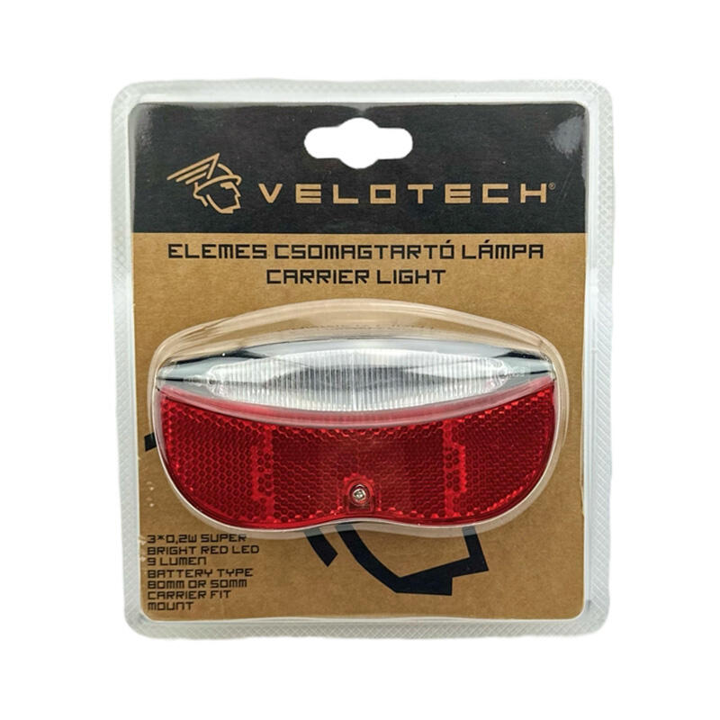 Kerékpár lámpa hátsó 3 LED elemes