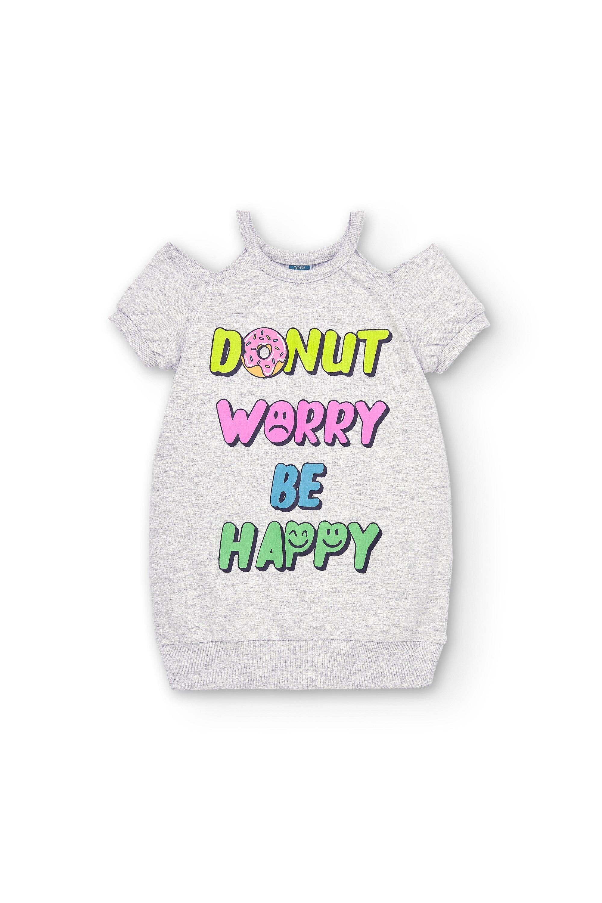 Vestido cinza de menina 4/5
